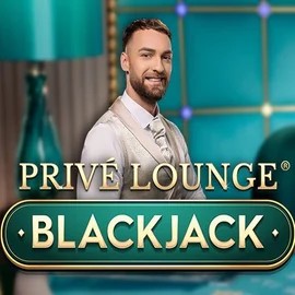 Privé Lounge Blackjack slot logo by Pragmatic Play at Robocat Casino